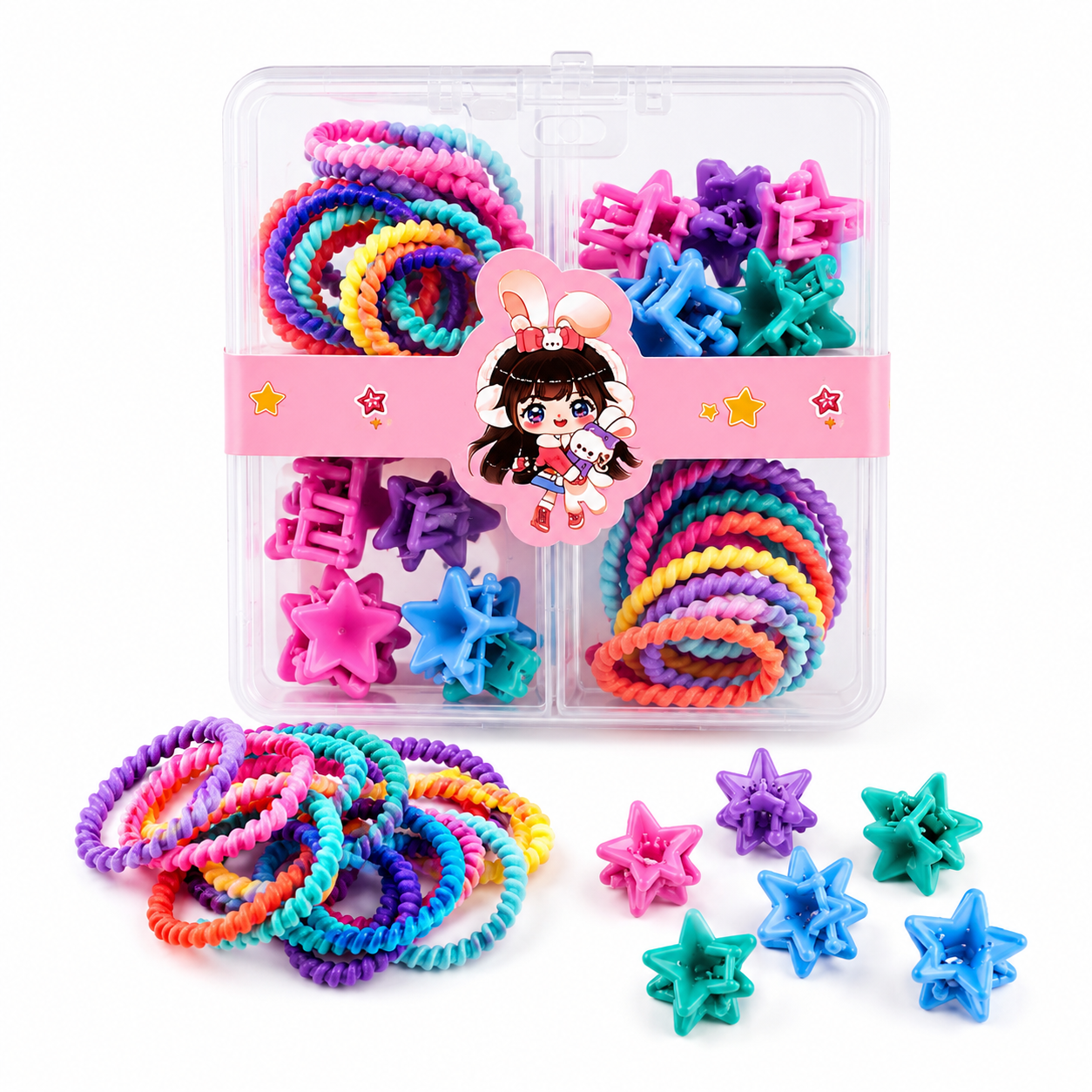 Poffzy Adorable Hair Accessory Set
