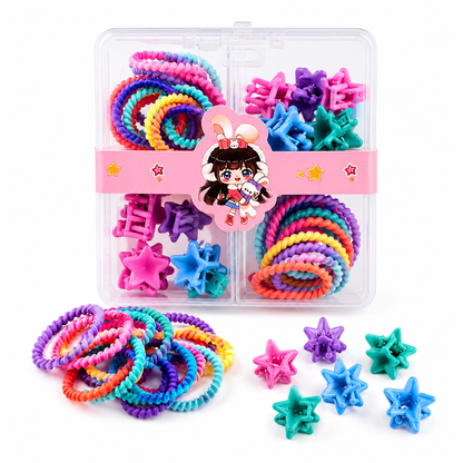 Poffzy Adorable Hair Accessory Set
