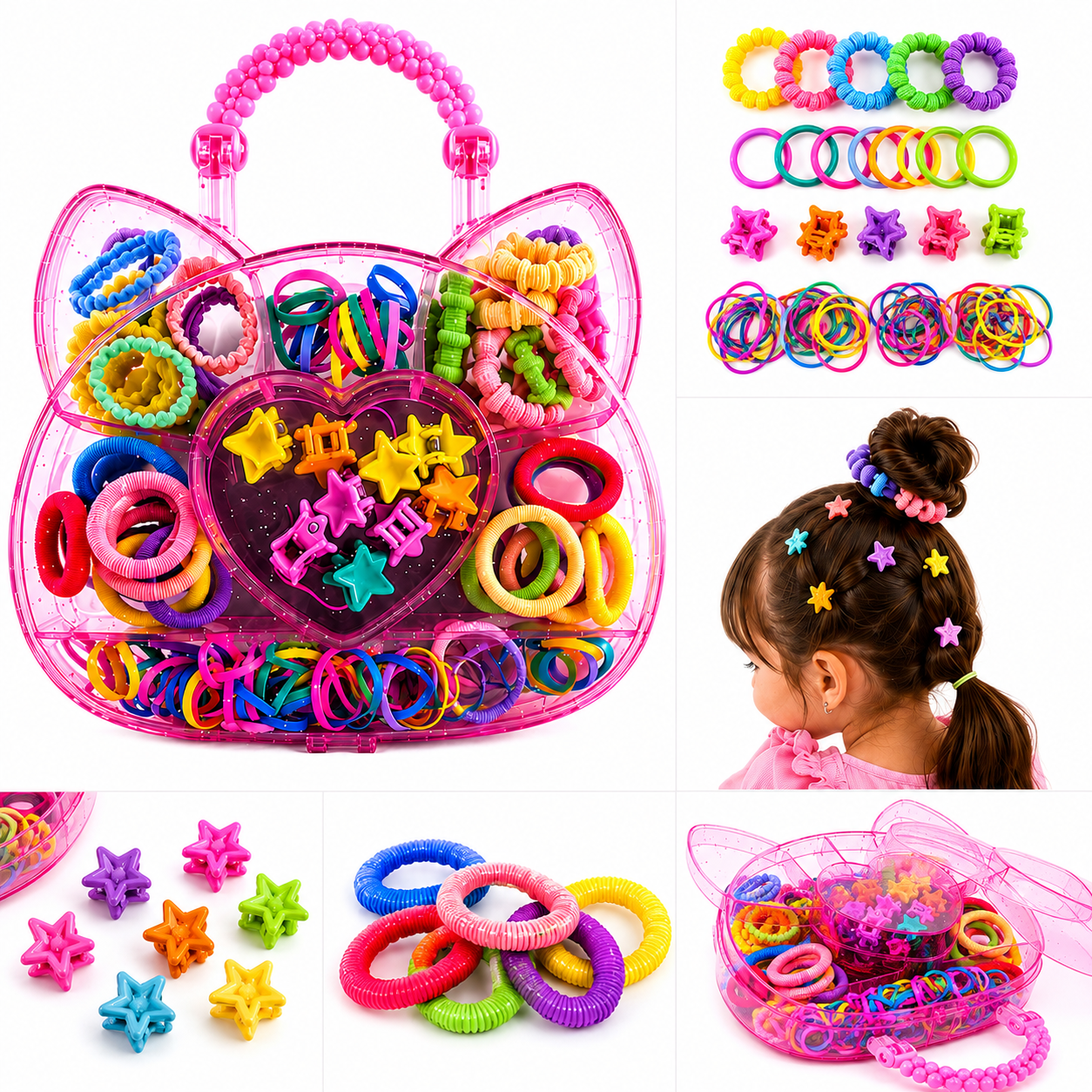 Poffzy Hello Kitty Hair accessory Set