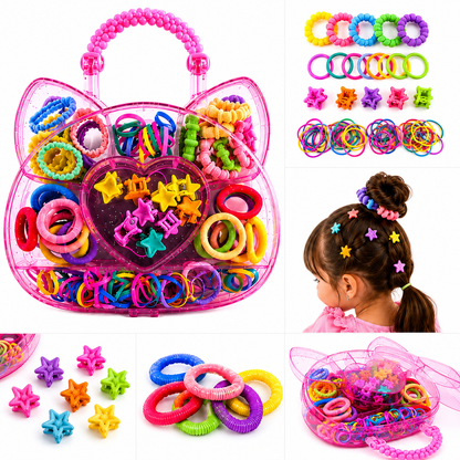 Poffzy Hello Kitty Hair accessory Set