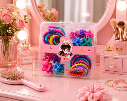 Poffzy Adorable Hair Accessory Set